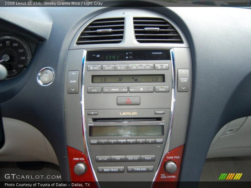 Smoky Granite Mica / Light Gray 2008 Lexus ES 350