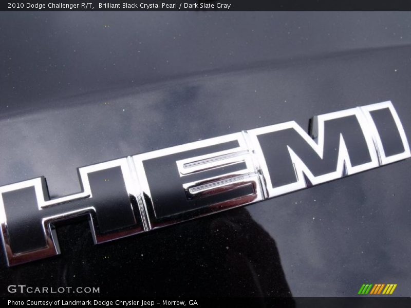 Brilliant Black Crystal Pearl / Dark Slate Gray 2010 Dodge Challenger R/T