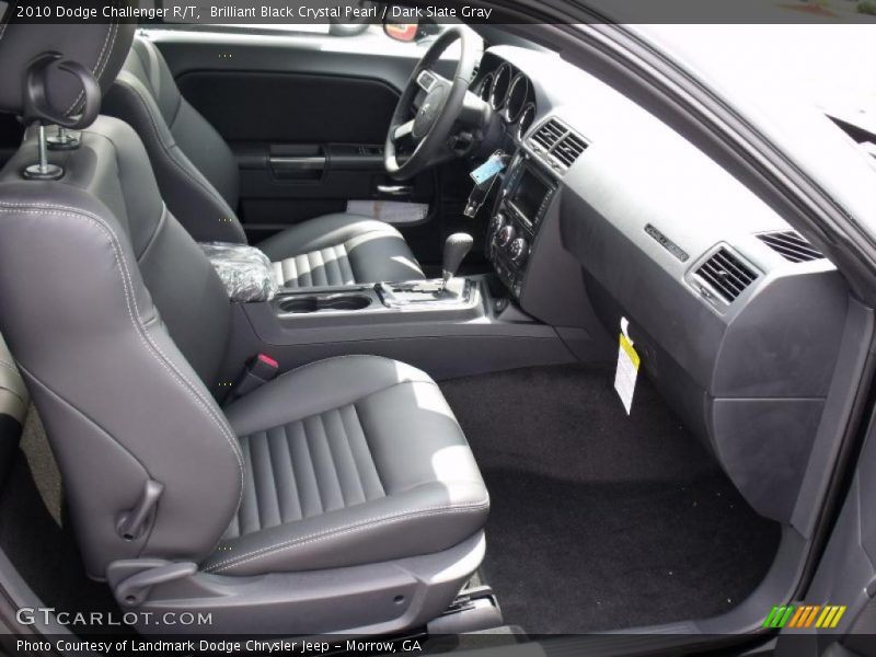 Brilliant Black Crystal Pearl / Dark Slate Gray 2010 Dodge Challenger R/T