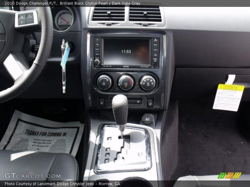 Brilliant Black Crystal Pearl / Dark Slate Gray 2010 Dodge Challenger R/T