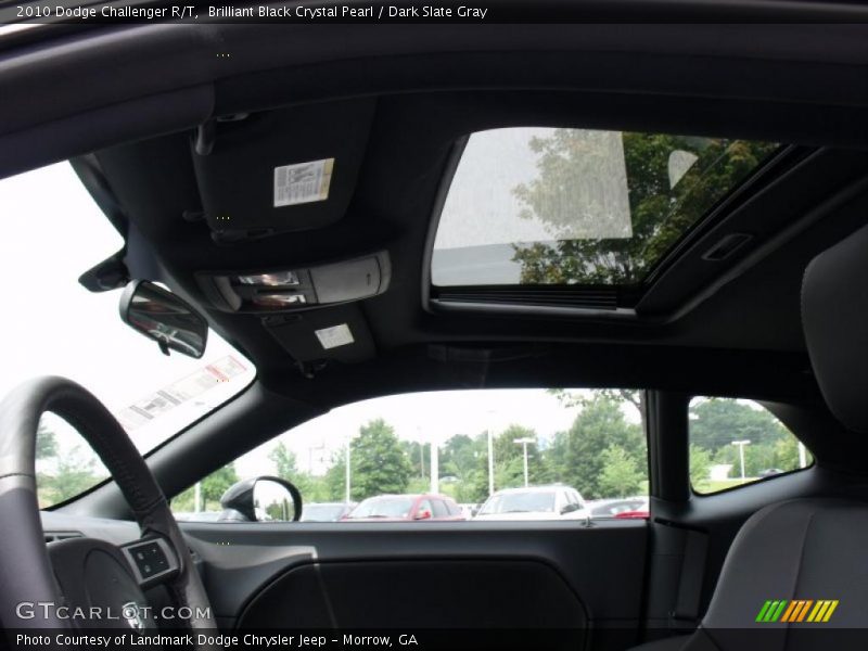 Brilliant Black Crystal Pearl / Dark Slate Gray 2010 Dodge Challenger R/T