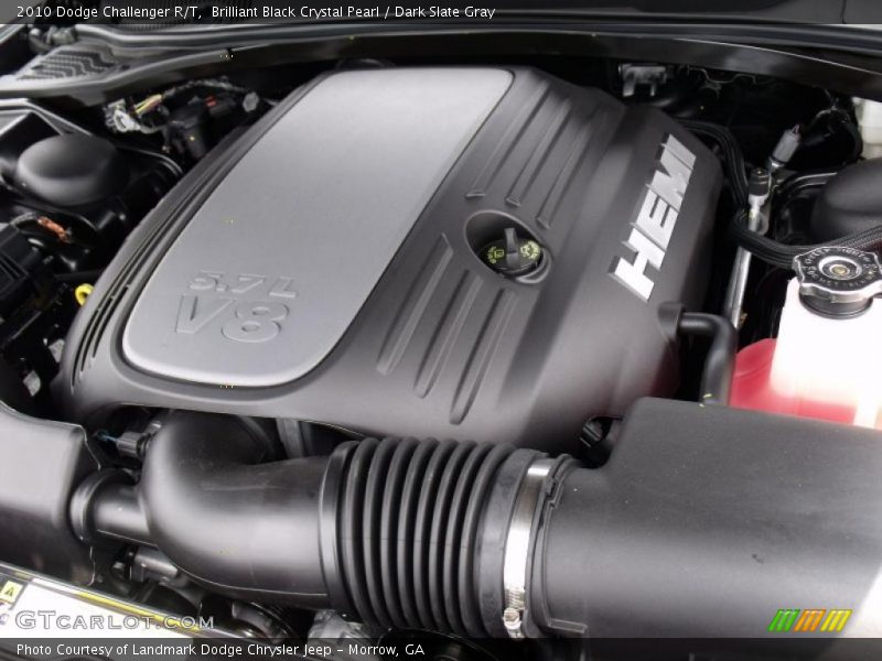 Brilliant Black Crystal Pearl / Dark Slate Gray 2010 Dodge Challenger R/T