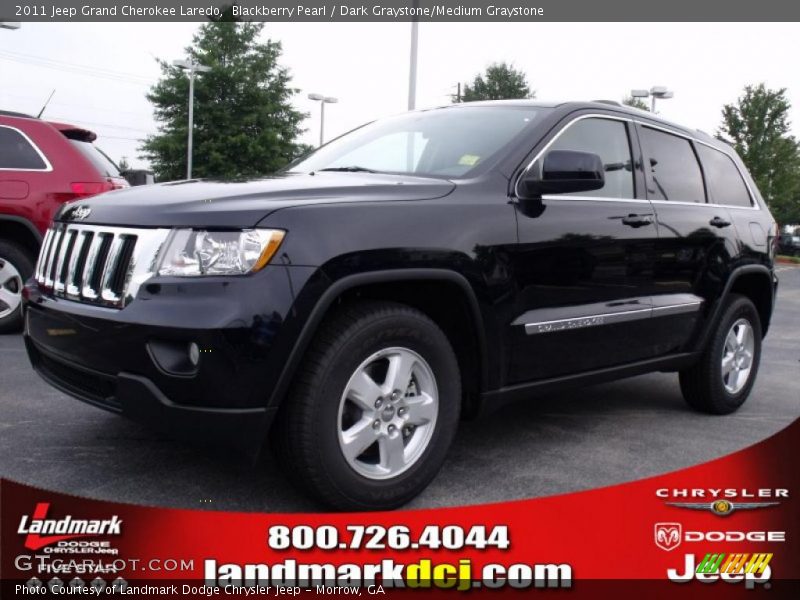 Blackberry Pearl / Dark Graystone/Medium Graystone 2011 Jeep Grand Cherokee Laredo
