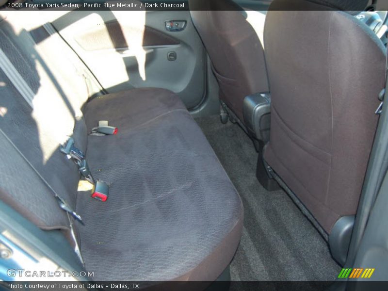 Pacific Blue Metallic / Dark Charcoal 2008 Toyota Yaris Sedan
