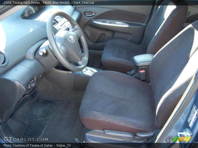 Pacific Blue Metallic / Dark Charcoal 2008 Toyota Yaris Sedan