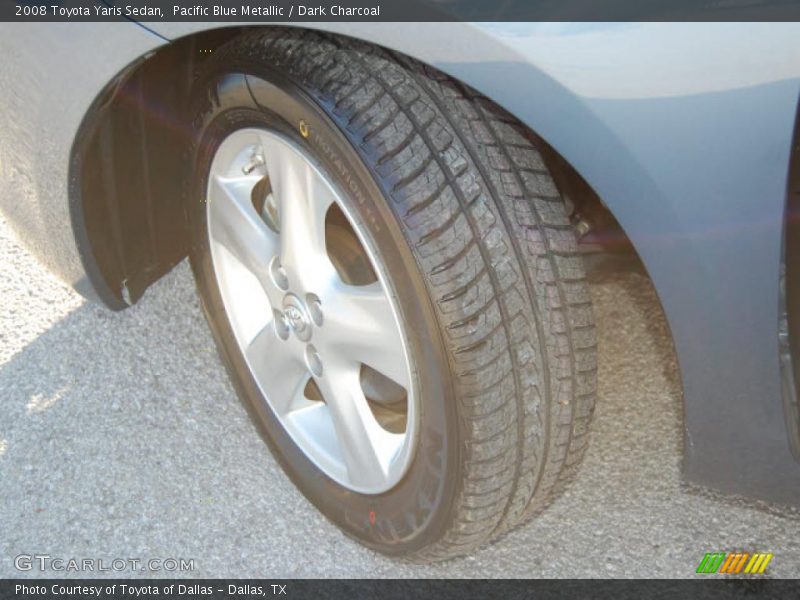 Pacific Blue Metallic / Dark Charcoal 2008 Toyota Yaris Sedan