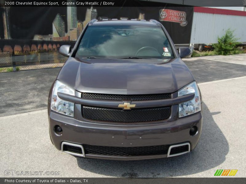 Granite Gray Metallic / Ebony 2008 Chevrolet Equinox Sport