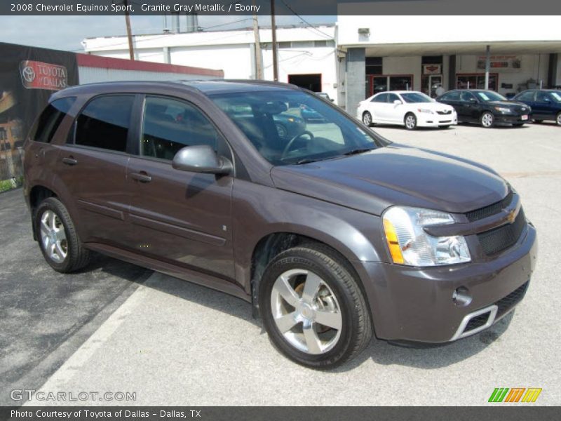 Granite Gray Metallic / Ebony 2008 Chevrolet Equinox Sport