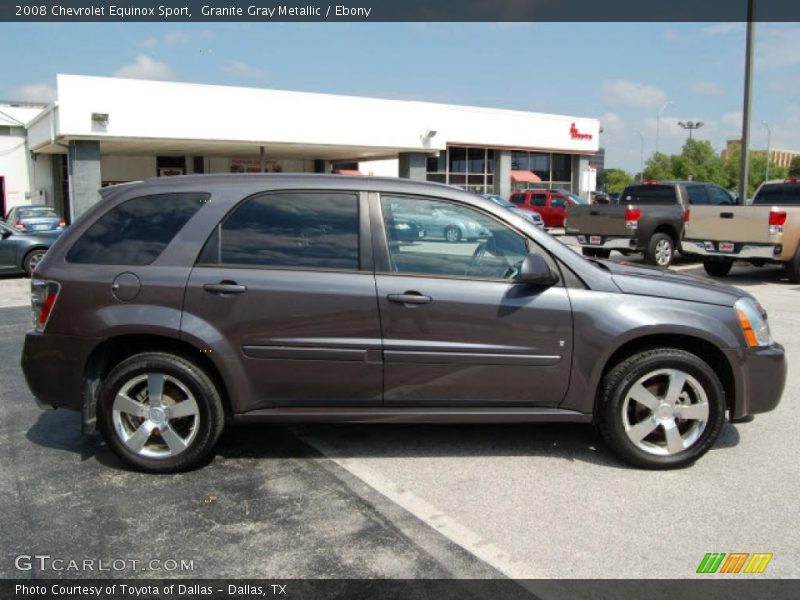 Granite Gray Metallic / Ebony 2008 Chevrolet Equinox Sport