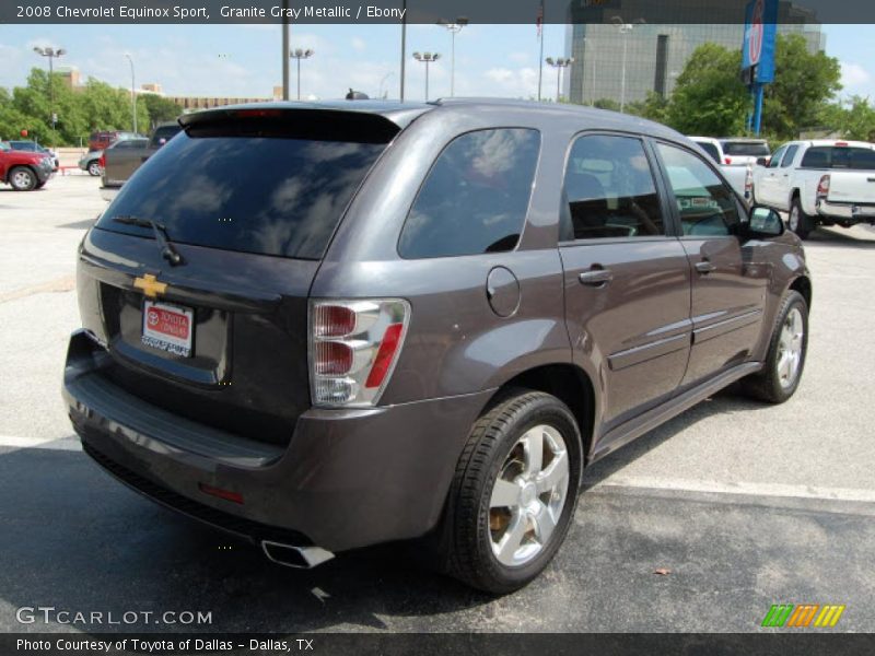 Granite Gray Metallic / Ebony 2008 Chevrolet Equinox Sport