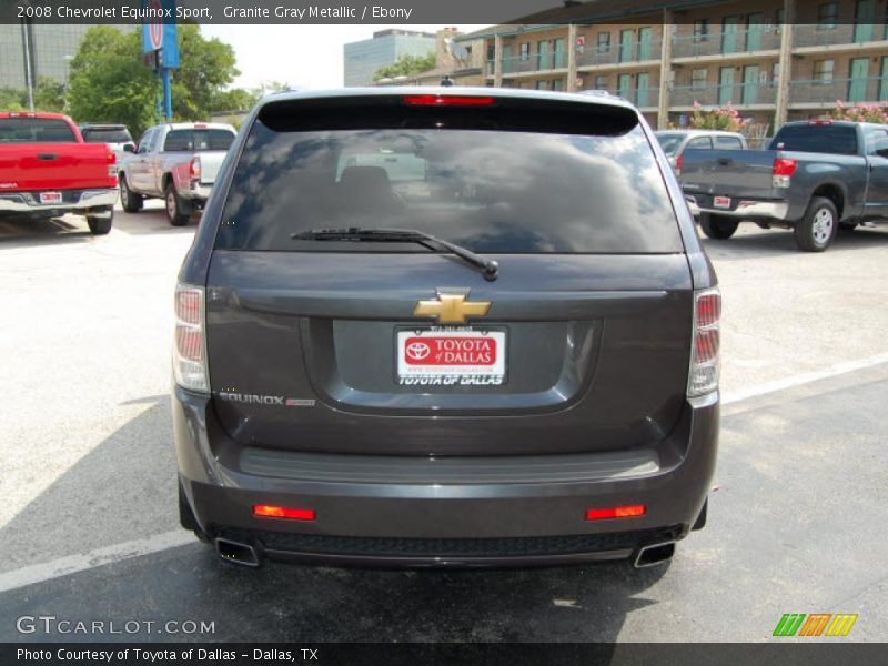 Granite Gray Metallic / Ebony 2008 Chevrolet Equinox Sport