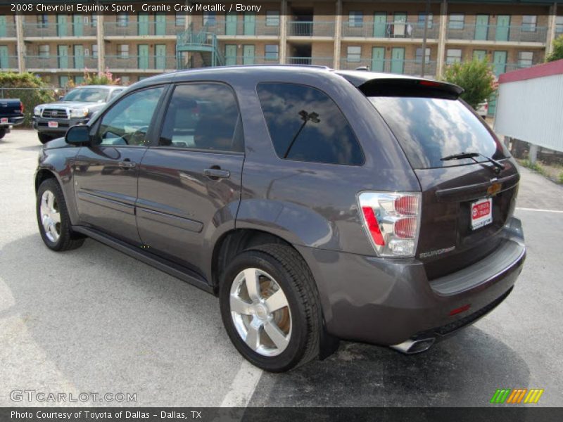 Granite Gray Metallic / Ebony 2008 Chevrolet Equinox Sport
