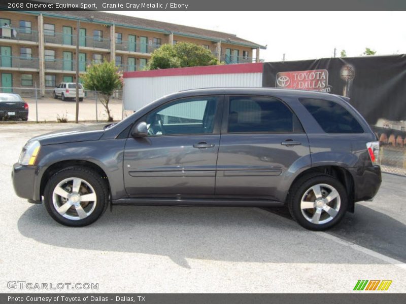 Granite Gray Metallic / Ebony 2008 Chevrolet Equinox Sport