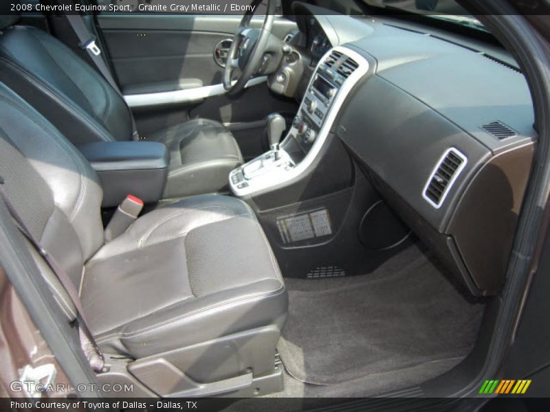 Granite Gray Metallic / Ebony 2008 Chevrolet Equinox Sport