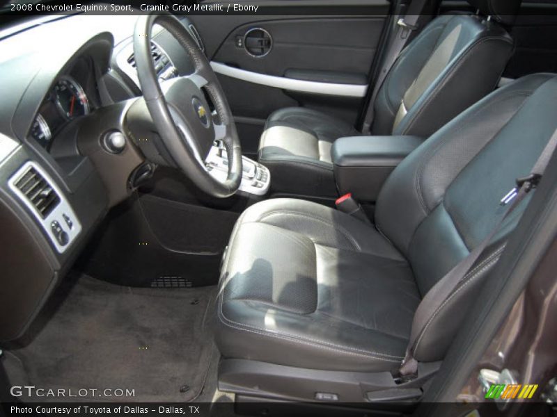 Granite Gray Metallic / Ebony 2008 Chevrolet Equinox Sport