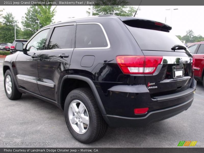 Blackberry Pearl / Black 2011 Jeep Grand Cherokee Laredo