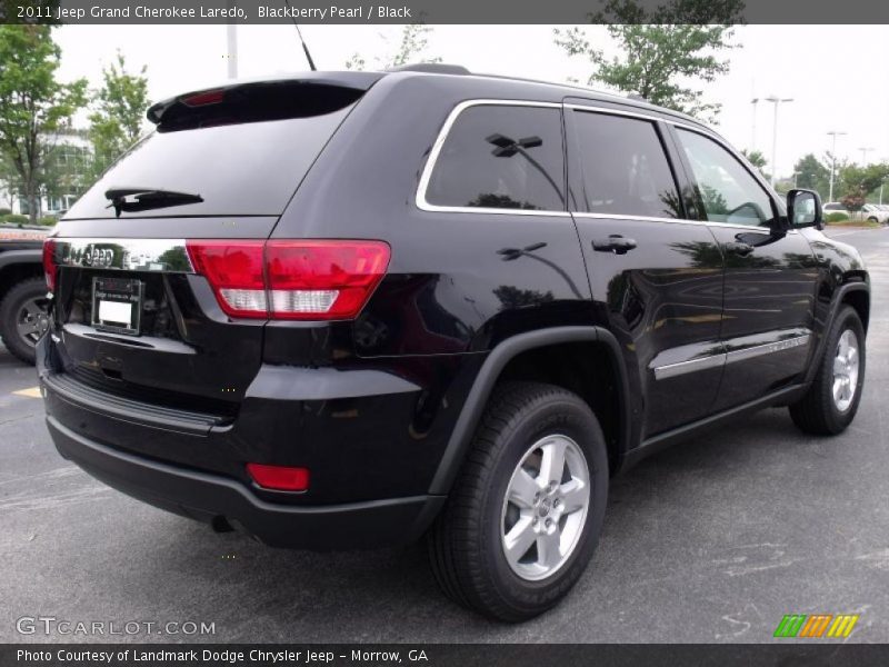 Blackberry Pearl / Black 2011 Jeep Grand Cherokee Laredo