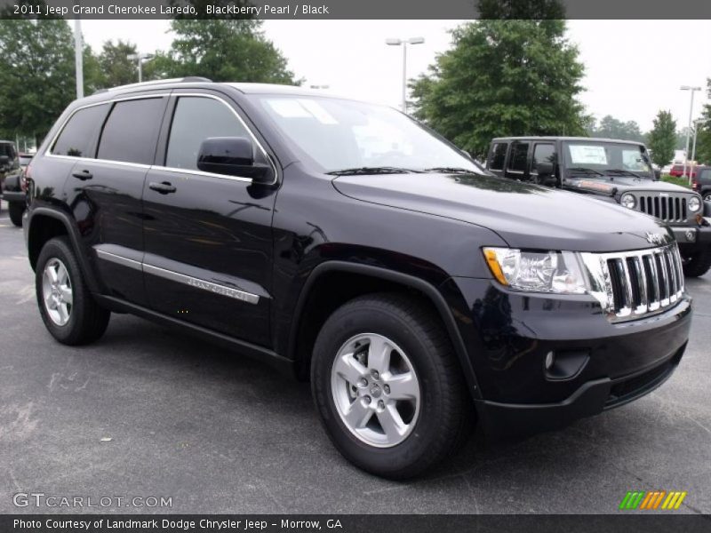 Blackberry Pearl / Black 2011 Jeep Grand Cherokee Laredo
