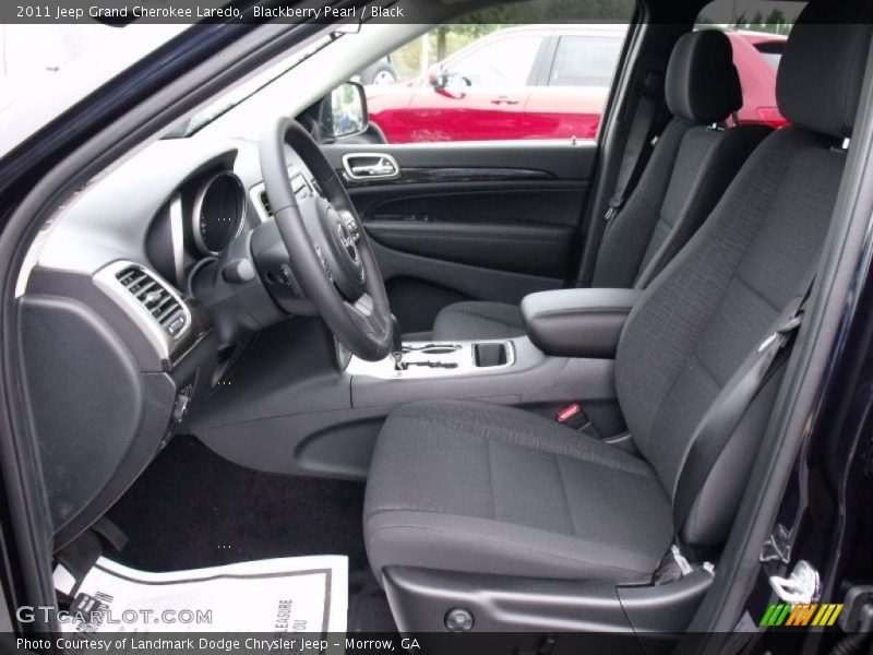 Blackberry Pearl / Black 2011 Jeep Grand Cherokee Laredo