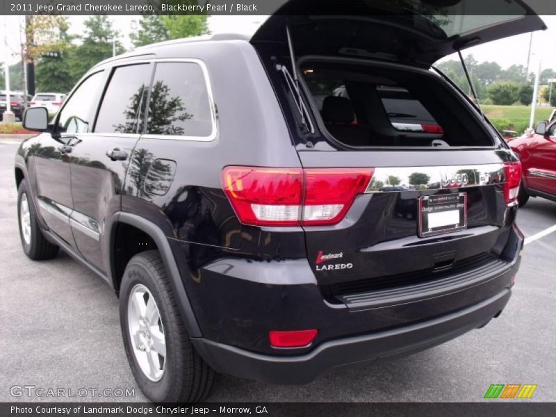 Blackberry Pearl / Black 2011 Jeep Grand Cherokee Laredo