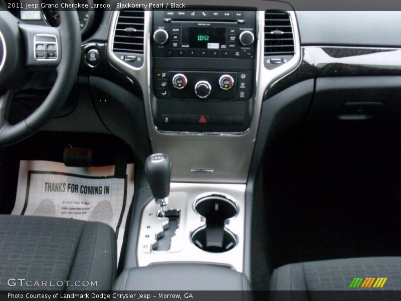 Blackberry Pearl / Black 2011 Jeep Grand Cherokee Laredo