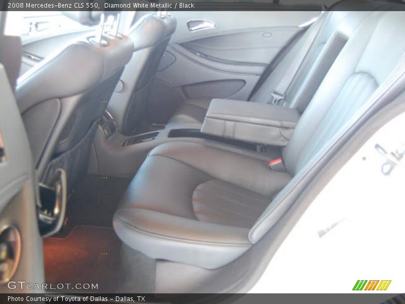 Diamond White Metallic / Black 2008 Mercedes-Benz CLS 550