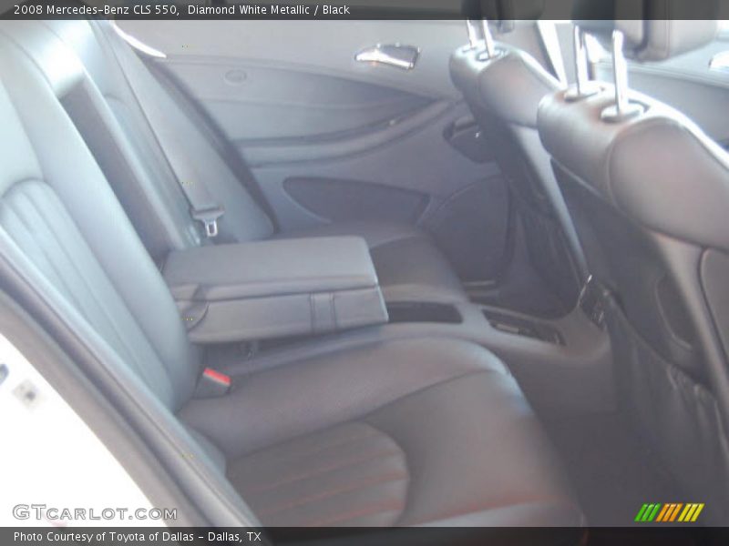 Diamond White Metallic / Black 2008 Mercedes-Benz CLS 550