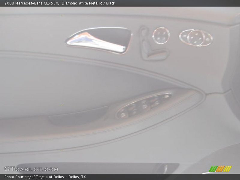 Diamond White Metallic / Black 2008 Mercedes-Benz CLS 550
