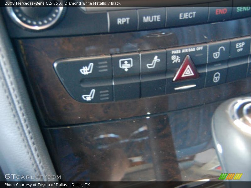 Diamond White Metallic / Black 2008 Mercedes-Benz CLS 550