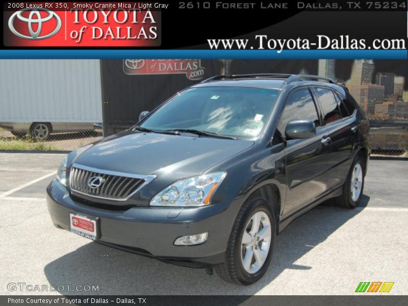Smoky Granite Mica / Light Gray 2008 Lexus RX 350