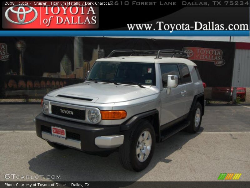 Titanium Metallic / Dark Charcoal 2008 Toyota FJ Cruiser