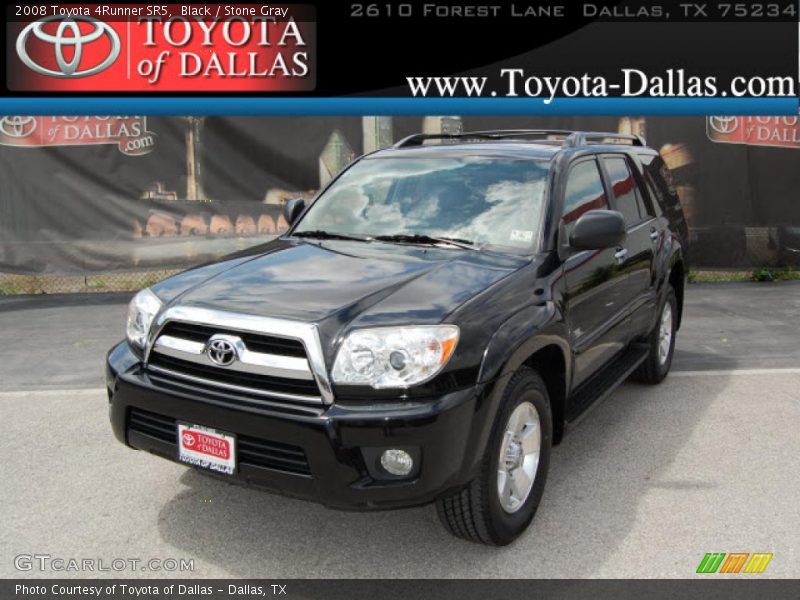 Black / Stone Gray 2008 Toyota 4Runner SR5