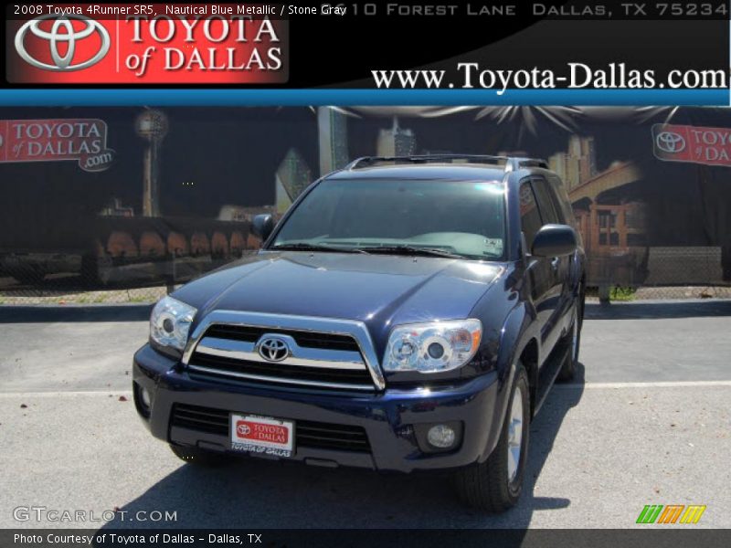 Nautical Blue Metallic / Stone Gray 2008 Toyota 4Runner SR5