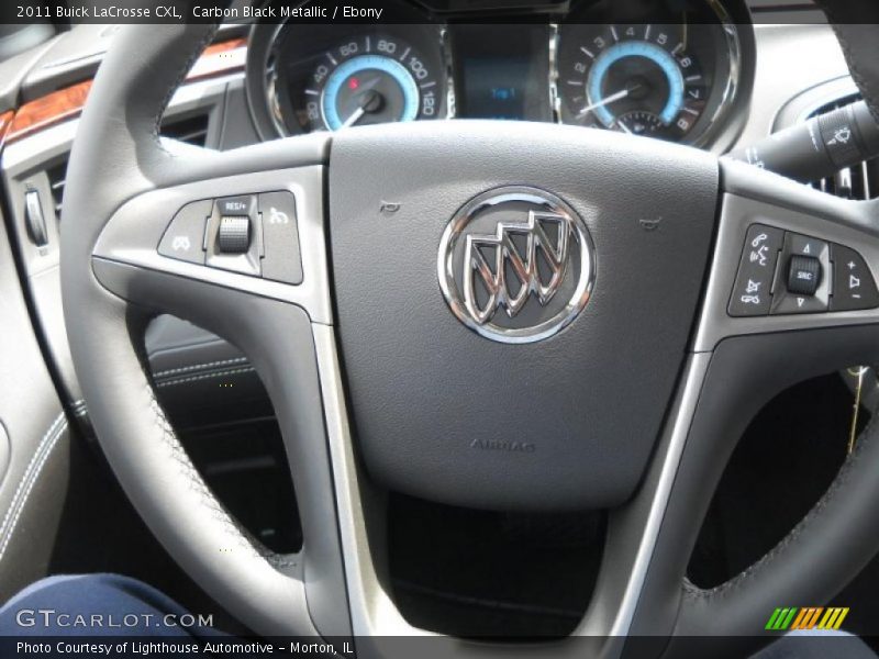 Carbon Black Metallic / Ebony 2011 Buick LaCrosse CXL