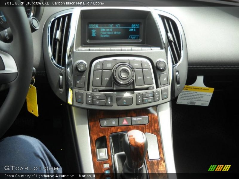 Carbon Black Metallic / Ebony 2011 Buick LaCrosse CXL
