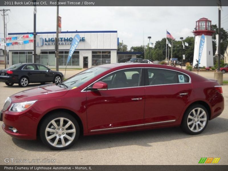 Red Jewel Tintcoat / Ebony 2011 Buick LaCrosse CXS