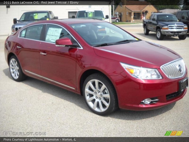 Red Jewel Tintcoat / Ebony 2011 Buick LaCrosse CXS