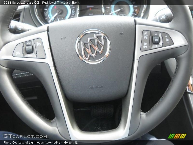 Red Jewel Tintcoat / Ebony 2011 Buick LaCrosse CXS
