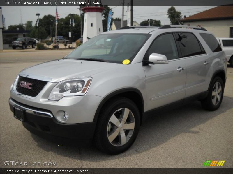 Quicksilver Metallic / Ebony 2011 GMC Acadia SLT AWD