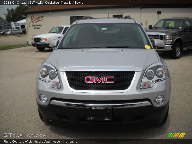 Quicksilver Metallic / Ebony 2011 GMC Acadia SLT AWD