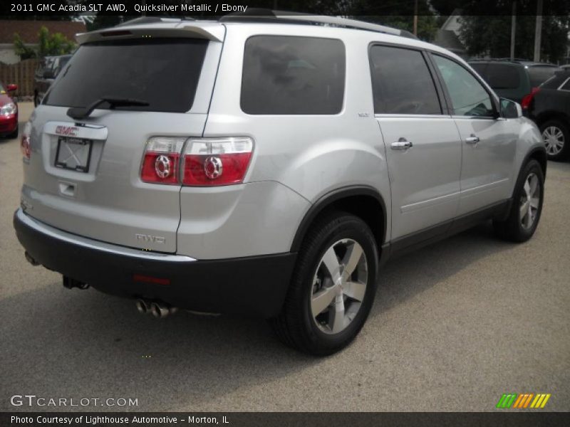 Quicksilver Metallic / Ebony 2011 GMC Acadia SLT AWD