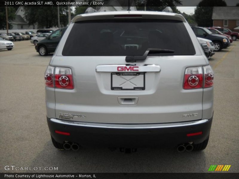 Quicksilver Metallic / Ebony 2011 GMC Acadia SLT AWD
