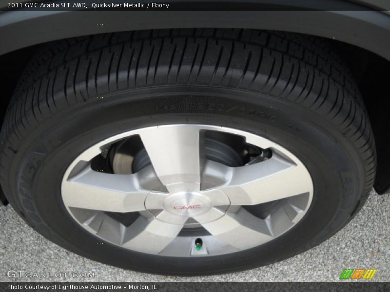 Quicksilver Metallic / Ebony 2011 GMC Acadia SLT AWD