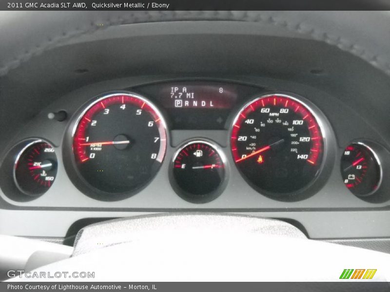Quicksilver Metallic / Ebony 2011 GMC Acadia SLT AWD