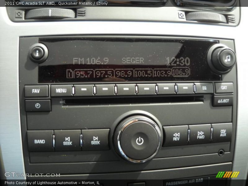 Quicksilver Metallic / Ebony 2011 GMC Acadia SLT AWD