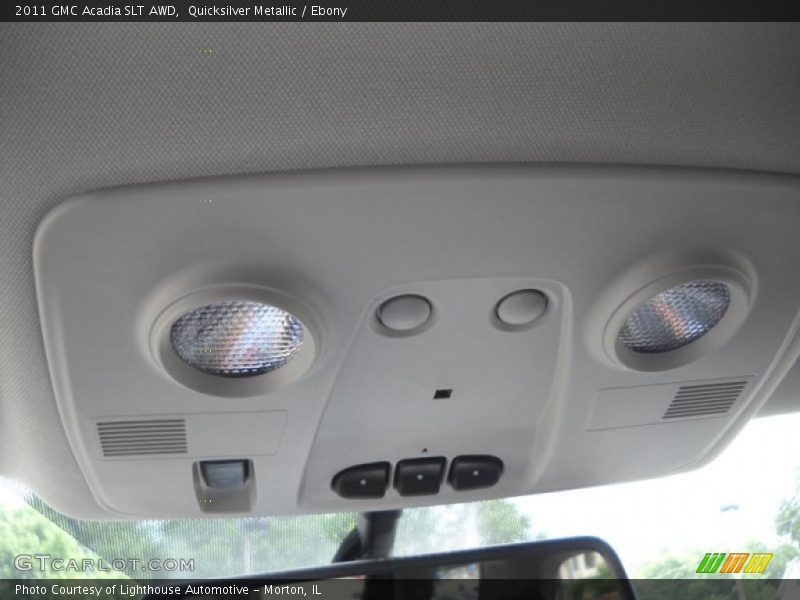Quicksilver Metallic / Ebony 2011 GMC Acadia SLT AWD