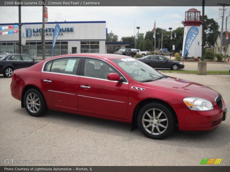 Crimson Red Pearl / Cashmere 2006 Buick Lucerne CXL