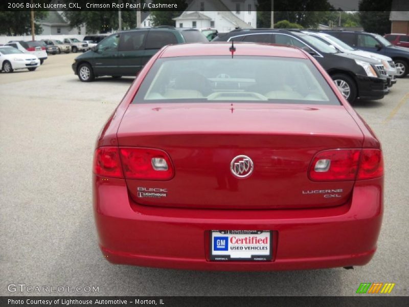 Crimson Red Pearl / Cashmere 2006 Buick Lucerne CXL
