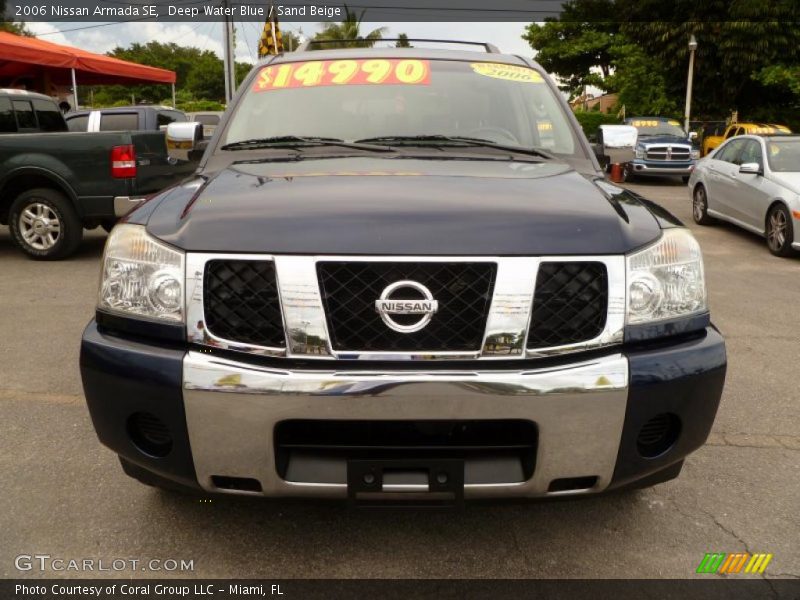 Deep Water Blue / Sand Beige 2006 Nissan Armada SE