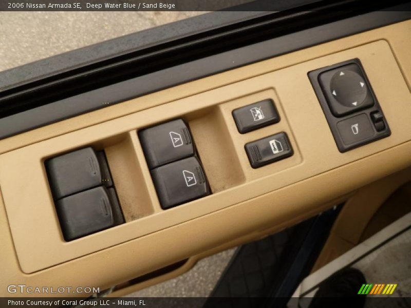Deep Water Blue / Sand Beige 2006 Nissan Armada SE